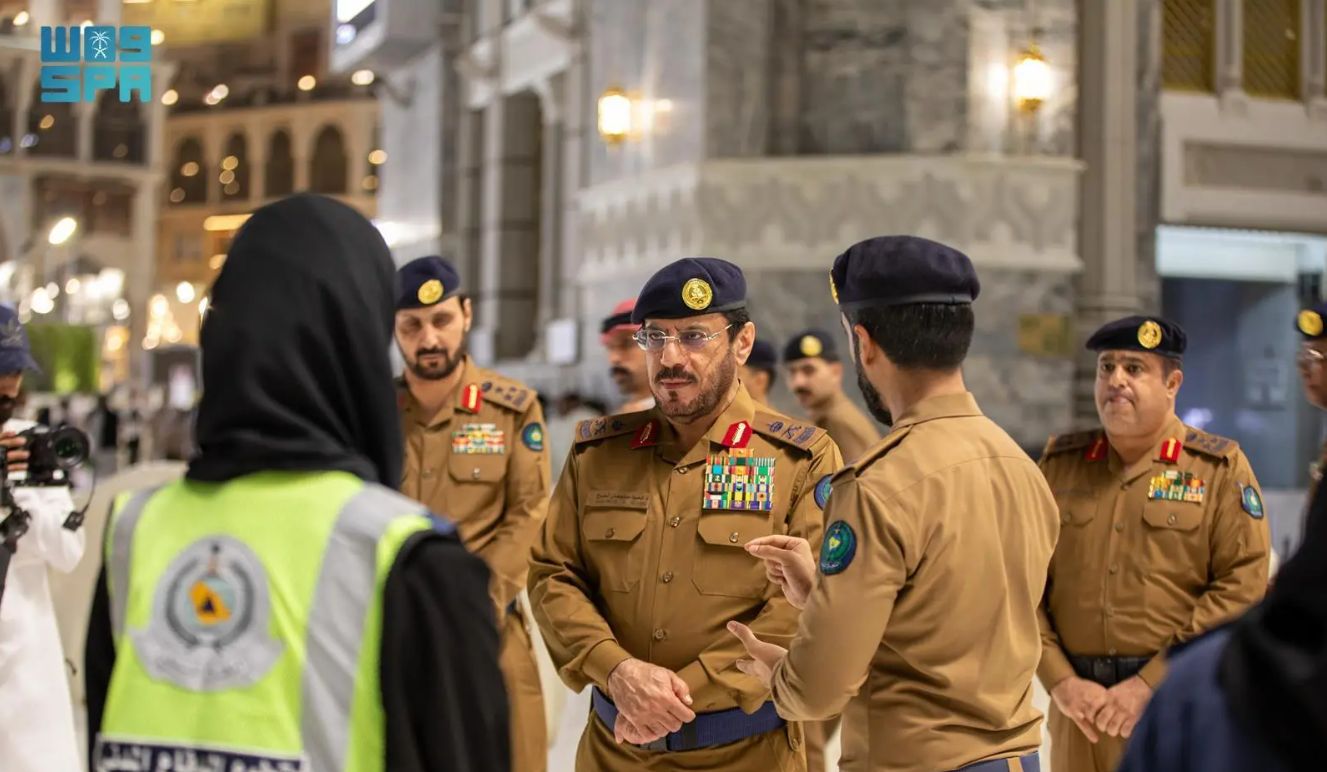 جولة تفقدية لمدير الدفاع المدني