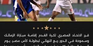 بسبب مباراة القمة.. اتحاد الكرة يقرر تعديل موعد مباراة الزمالك وسموحة في كأس مصر - شبكة أطلس سبورت