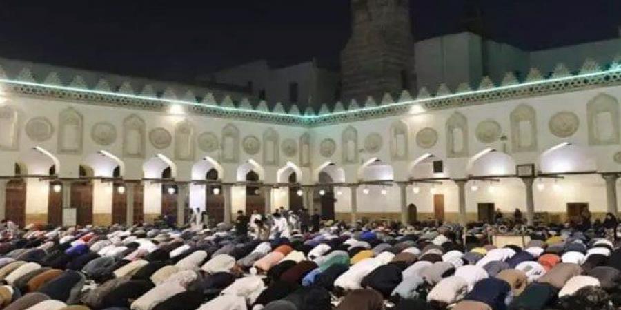 الجامع الأزهر كامل العدد في ختام الثلث الأول من شهر رمضان - شبكة أطلس سبورت